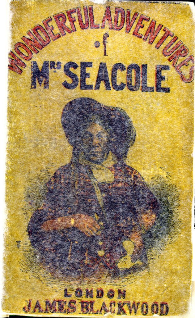 Portrait of Mary Seacole from her 1857 autobiography entitled Wonderful Adventures of Mrs Seacole