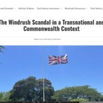 Screen shot of the Windrush Scandal oral history project website